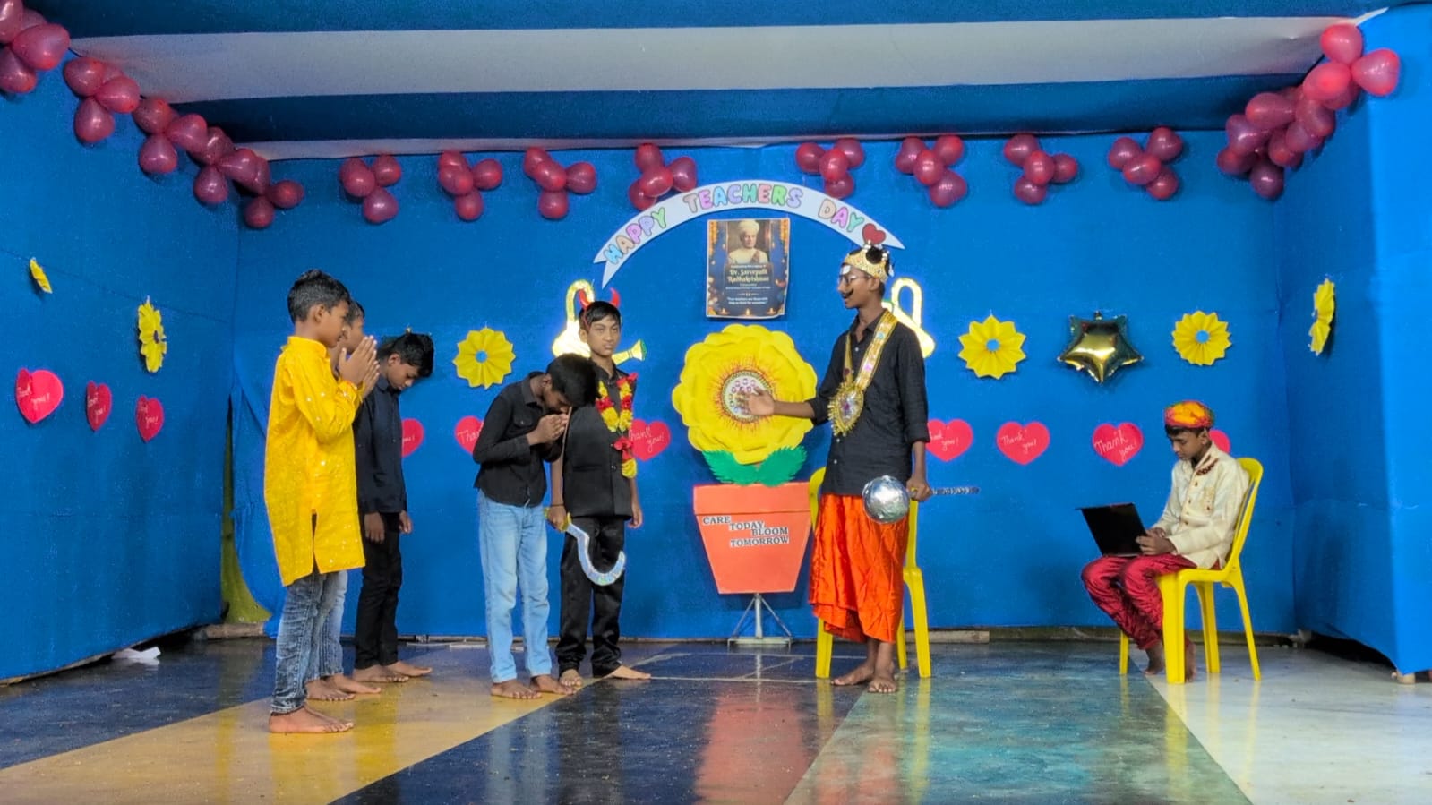 Children learning values